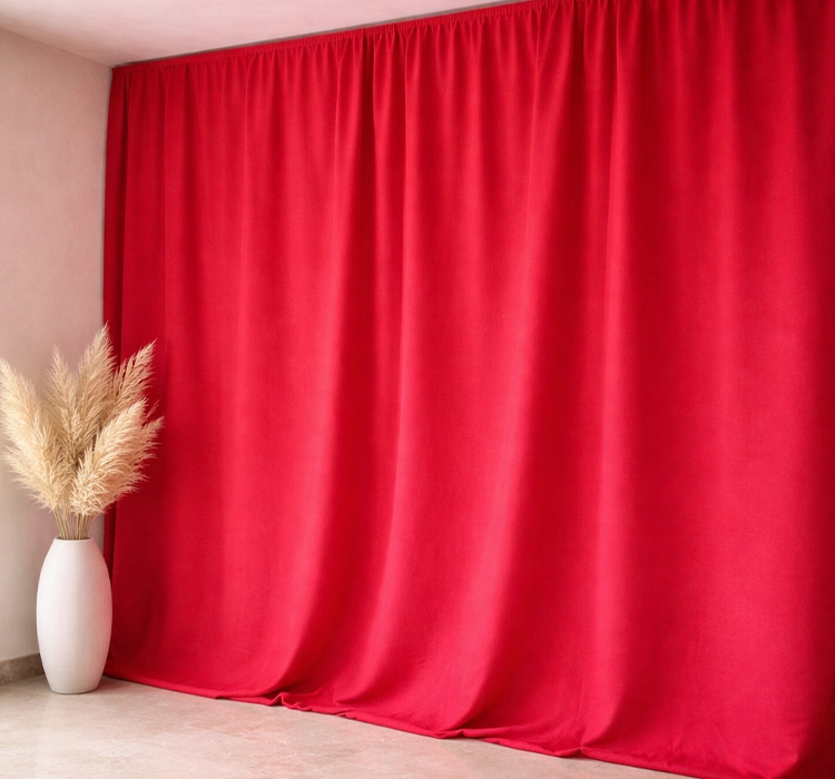 Rote Leinwand