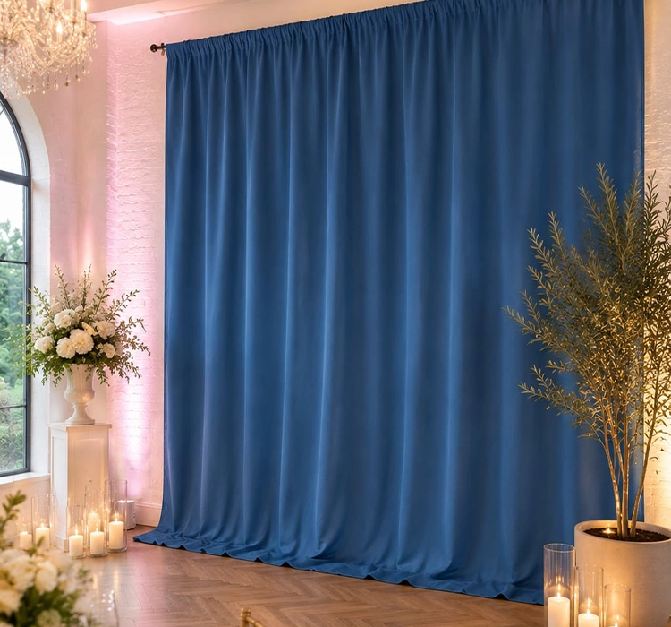 Blaue Leinwand